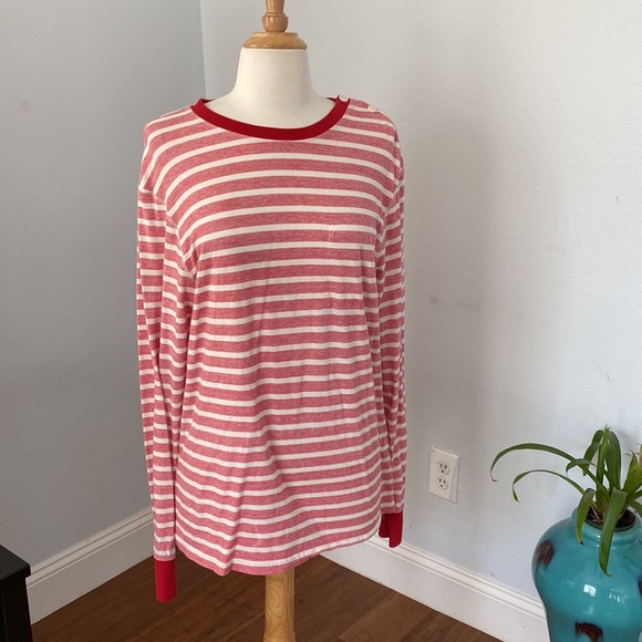 H&M LOGG Mens Long Sleeve‎ Henley T-Shirt Size M - Picture 1 of 8